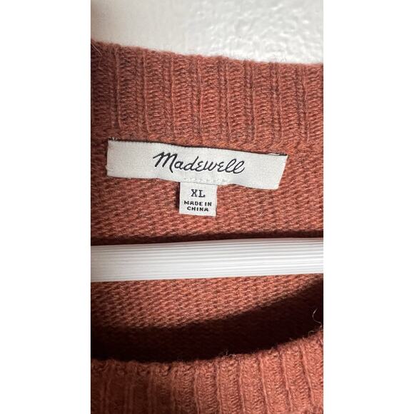 Madewell Ayers Wide Sleeve Pullover Sweater Crewneck Oversized Wool Alpaca XL - Picture 6 of 9